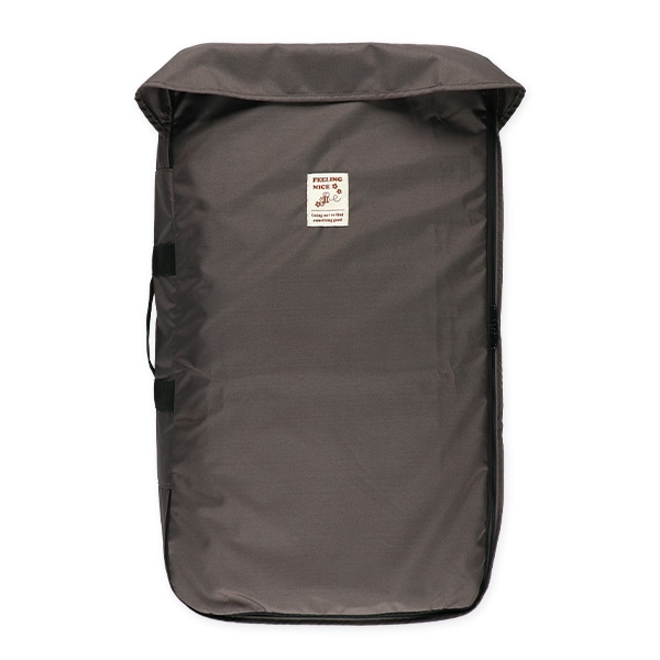 背負えるお昼寝布団バッグ（チャコールグレー）40×73×15cm