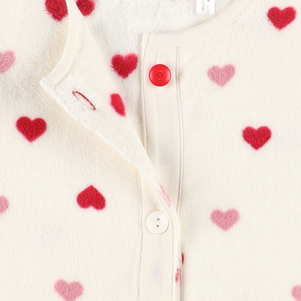 お着替え応援スリーパー（ハート）