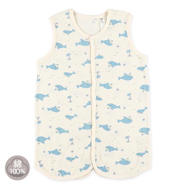 2WAYワッフルスリーパーM（くじら）