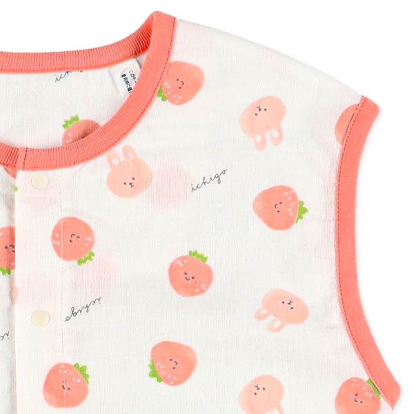 2WAY背中メッシュガーゼスリーパーM（いちご）