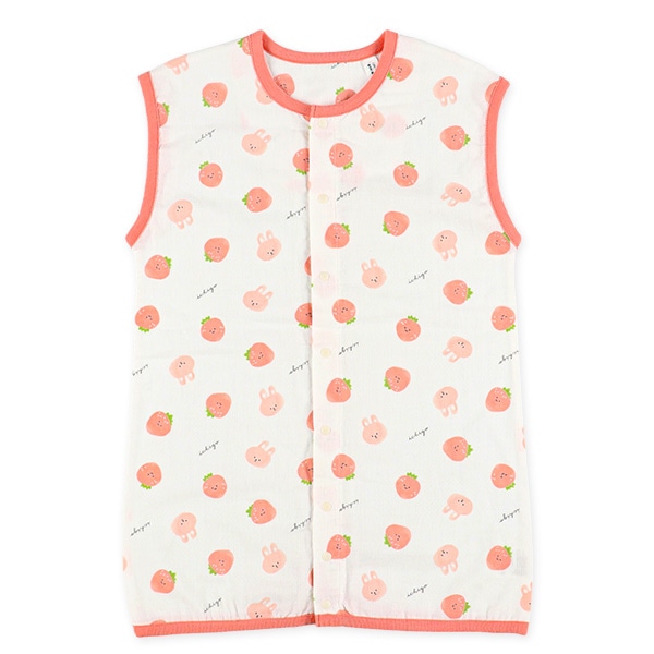 2WAY背中メッシュガーゼスリーパーM（いちご）