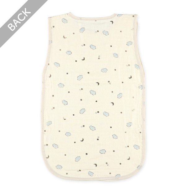 ガーゼ丸型スリーパーM（箔雲月）