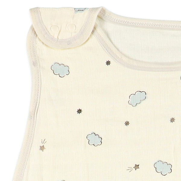 ガーゼ丸型スリーパーM（箔雲月）