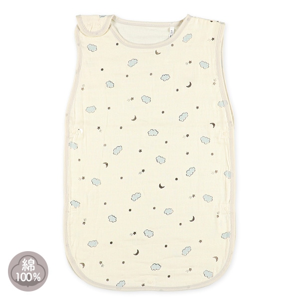ガーゼ丸型スリーパーM（箔雲月）