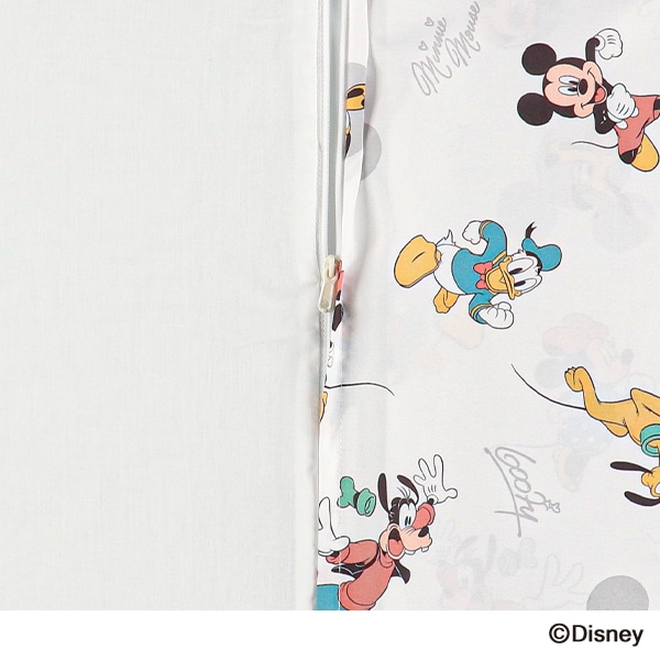 2枚組お昼寝敷布団カバー（ミッキー&フレンズ/ファスナー式）