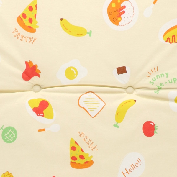 リバーシブルタイプお昼寝マット（たべもの）