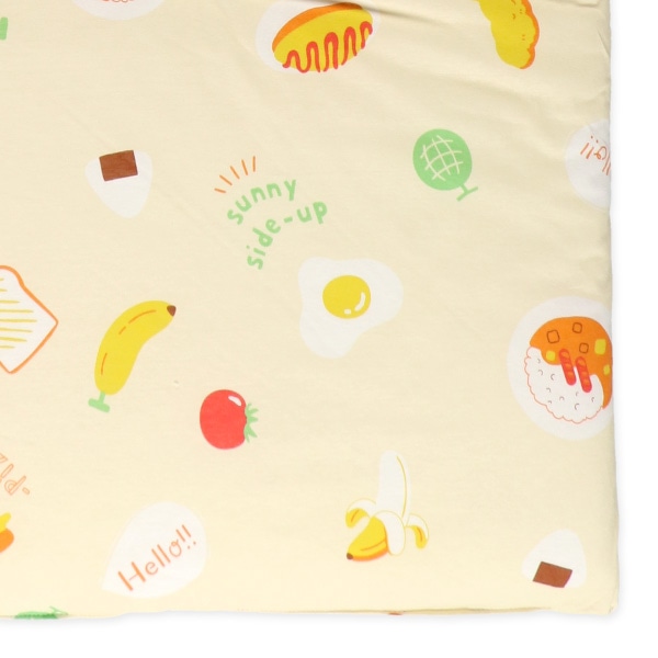 リバーシブルタイプお昼寝マット（たべもの）