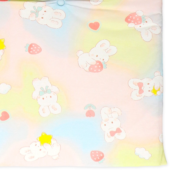 リバーシブルタイプお昼寝マット（いちご&うさぎ）