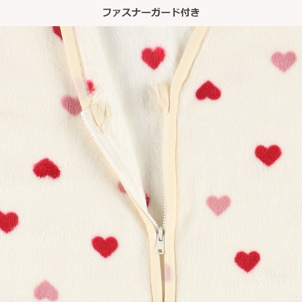 袖付きスリーパー（ハート）