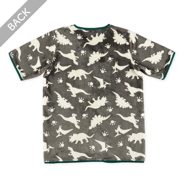 袖付きスリーパー（恐竜シルエット）