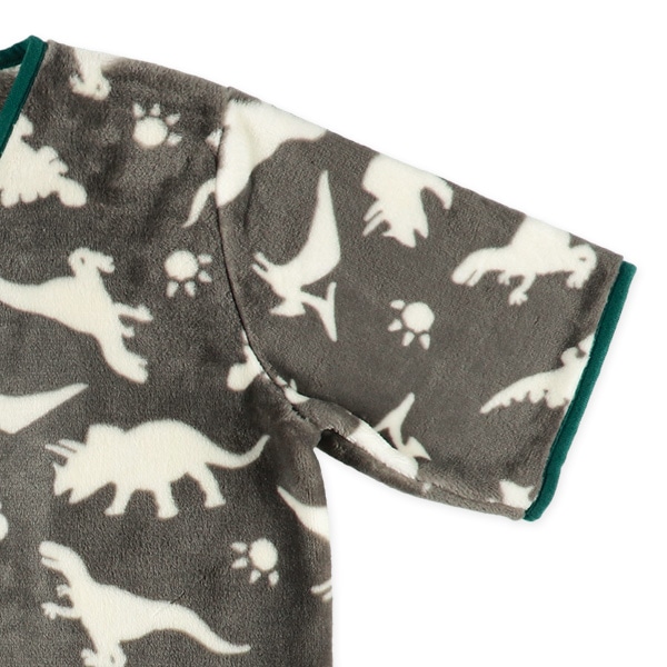 袖付きスリーパー（恐竜シルエット）
