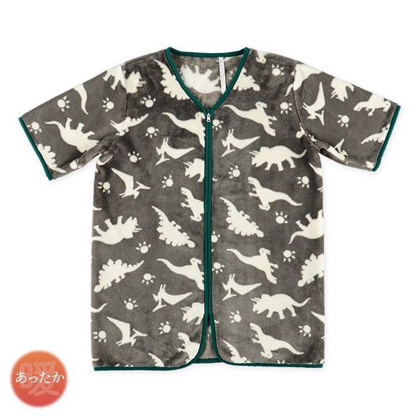 袖付きスリーパー（恐竜シルエット）