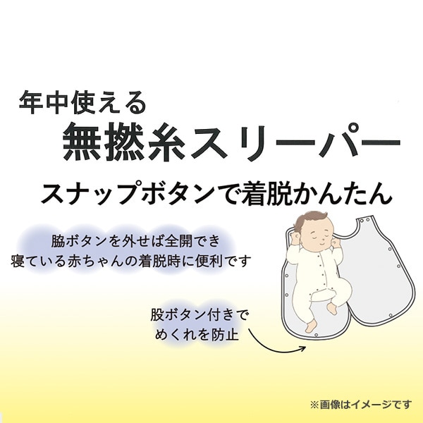 無撚糸通期丸形スリーパー（アニマル）