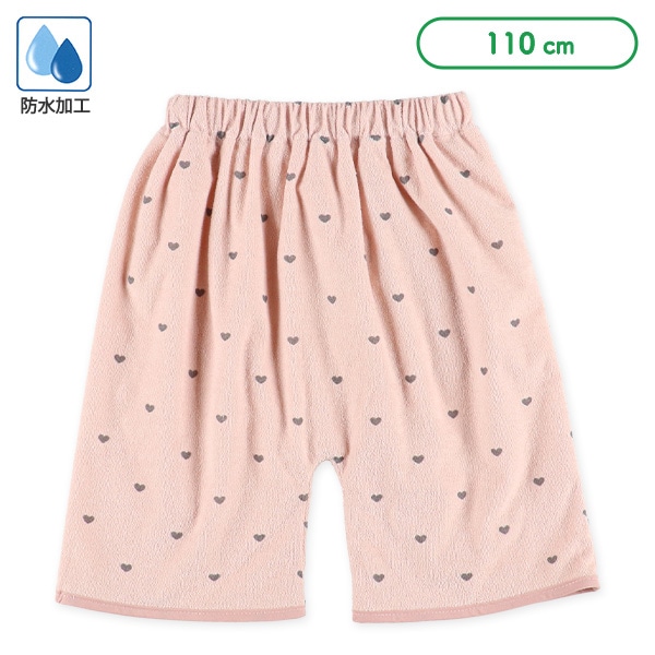 パイルパンツ型おねしょケット（ハート）