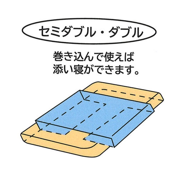 シングルサイズ防水シーツ（くま）