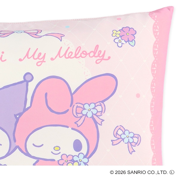 ひんやり冷感ジュニアまくら（マイメロディ・クロミ）