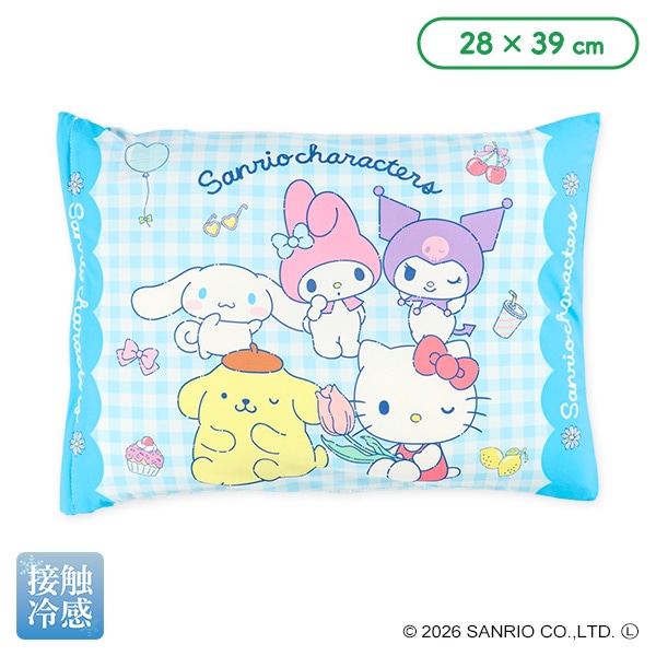 ひんやり冷感ジュニアまくら（サンリオキャラクターズ）