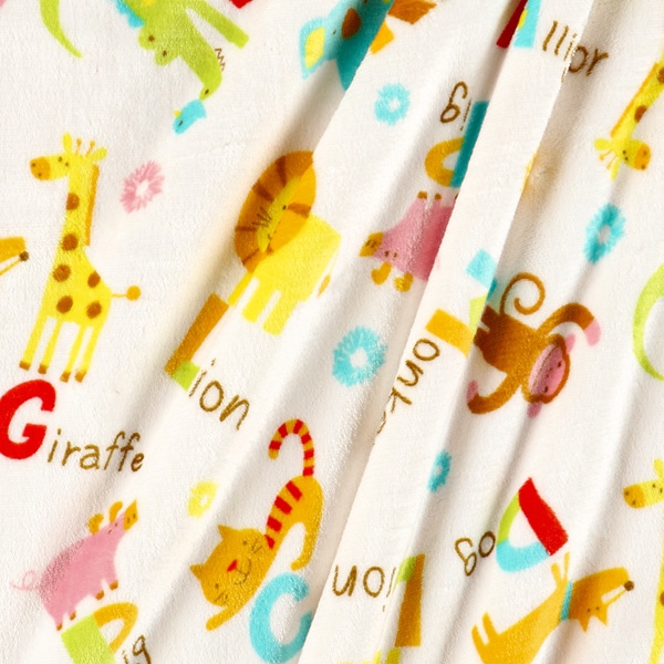 わた入りジュニア毛布（アニマル）