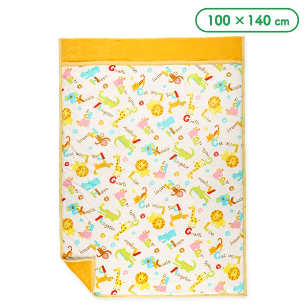 わた入りジュニア毛布（アニマル）