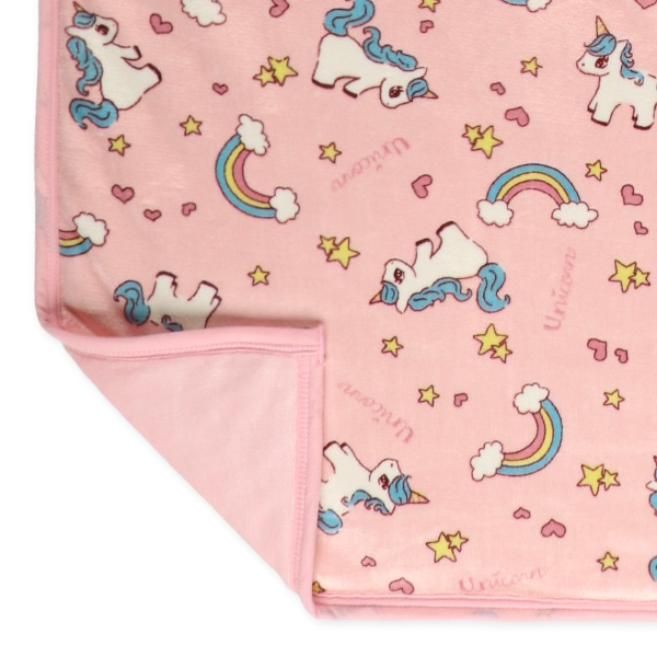 わた入りジュニア毛布（ユニコーン）