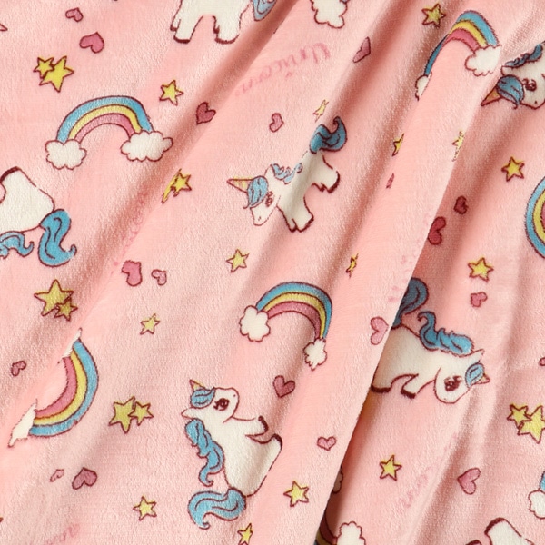 わた入りジュニア毛布（ユニコーン）