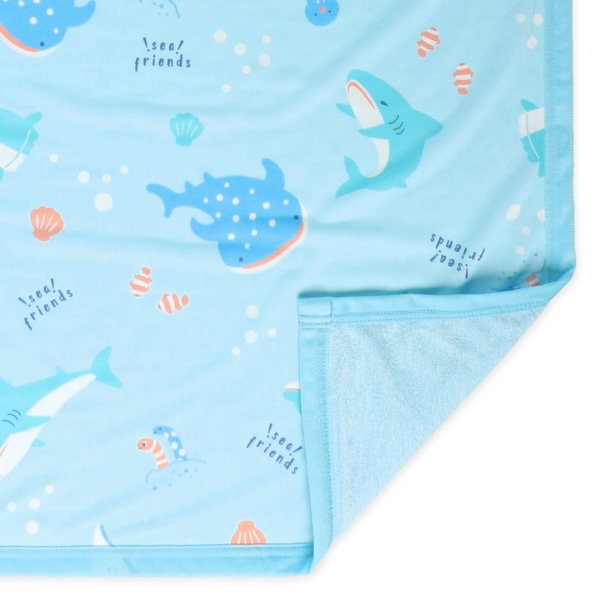 冷感リバーシブルケット（ジンベエザメ）