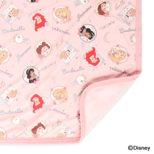リバーシブルもっちり冷感パイルケット（ディズニープリンセス）