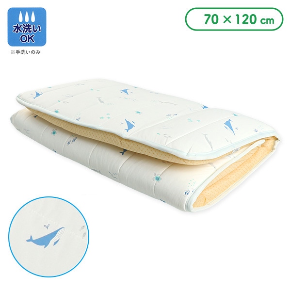 冷感ごろ寝マット（くじら）