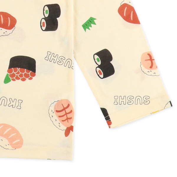 長袖パジャマ（寿司総柄）