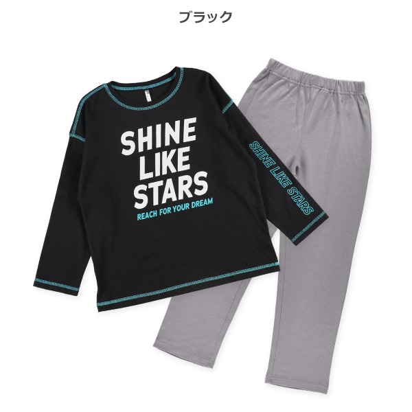 長袖パジャマ（胸ロゴ）