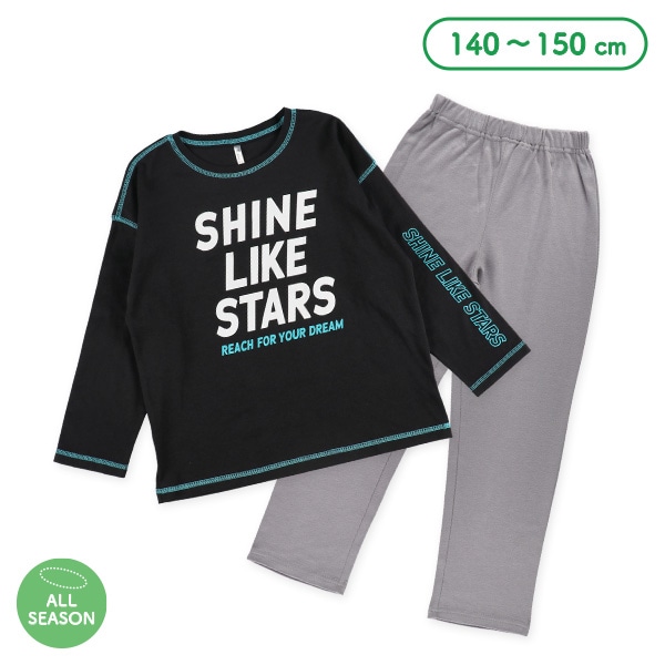 長袖パジャマ（胸ロゴ）