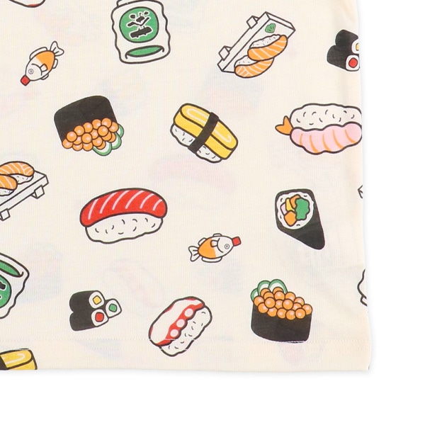 半袖パジャマ（お寿司総柄）