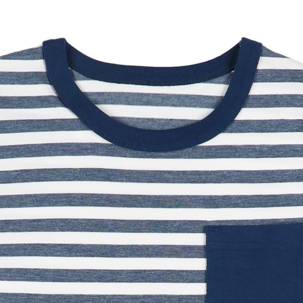 半袖パジャマ（ボーダー）