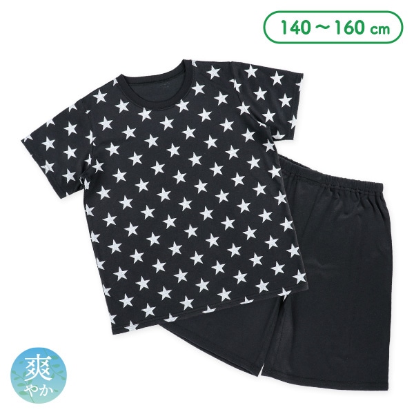 半袖パジャマ（星柄）