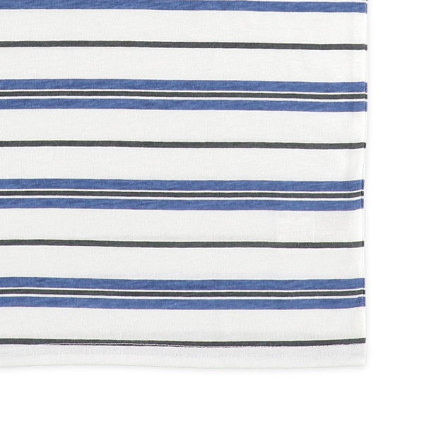 半袖パジャマ（マルチボーダー・ロゴ）