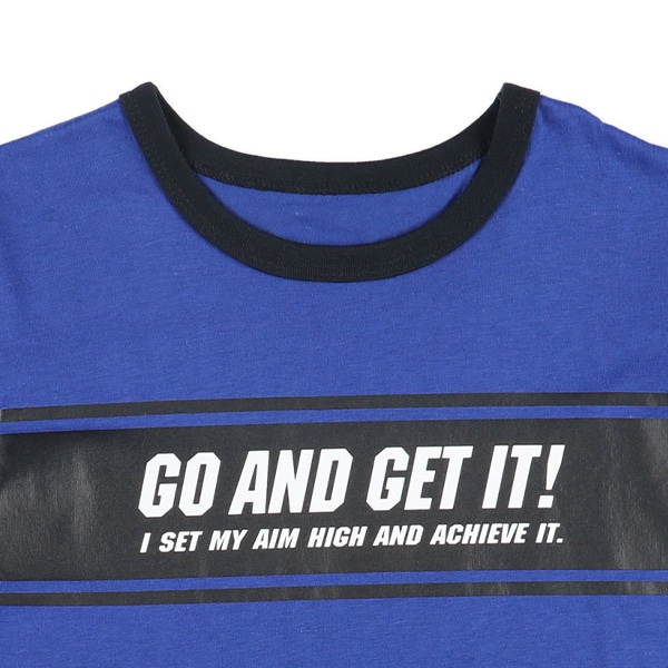 半袖パジャマ（胸ラインロゴ）