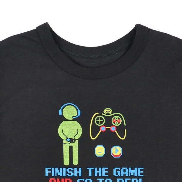 半袖パジャマ（ゲーム・ネオン）