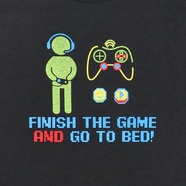 半袖パジャマ（ゲーム・ネオン）