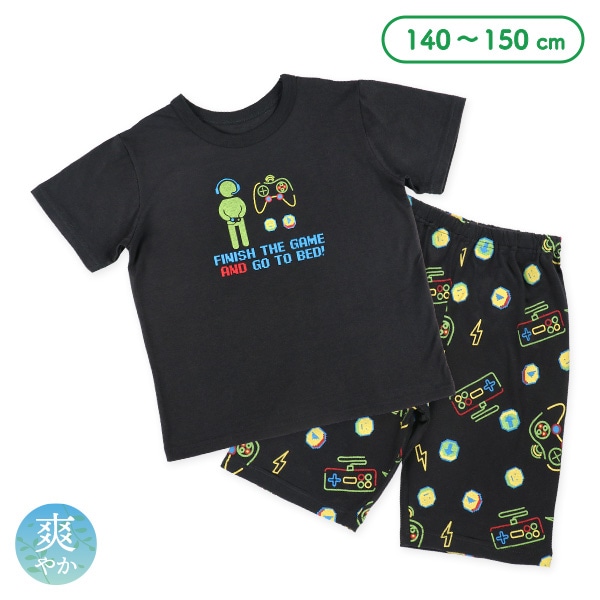 半袖パジャマ（ゲーム・ネオン）