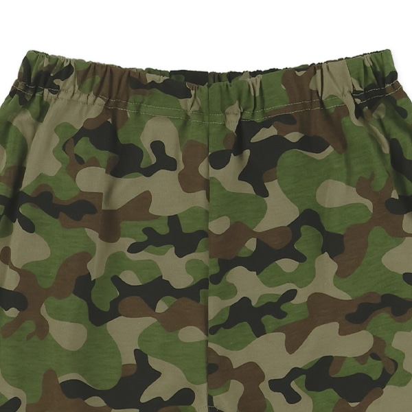 半袖パジャマ（迷彩・フロントロゴ）