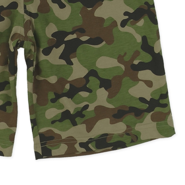 半袖パジャマ（迷彩・フロントロゴ）