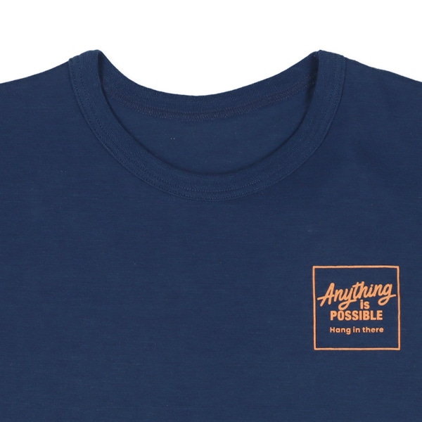 半袖パジャマ（胸ロゴ・ボーダー）