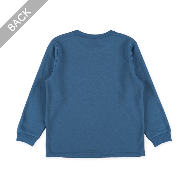 裏起毛長袖パジャマ（切り替え・ポケット）