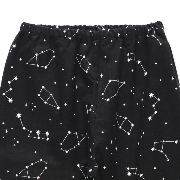 前開き長袖パジャマ（星座総柄）