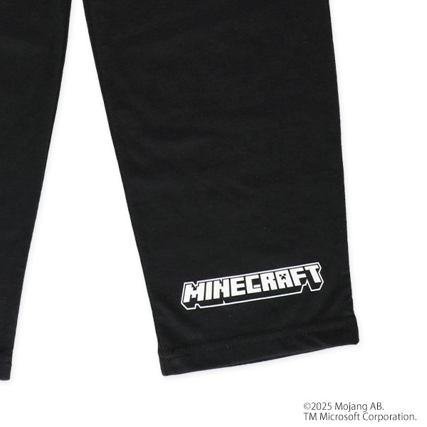 ラグラン長袖パジャマ（マインクラフト・クリーパー）