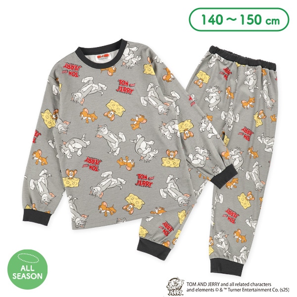 長袖パジャマ（トムとジェリー総柄）