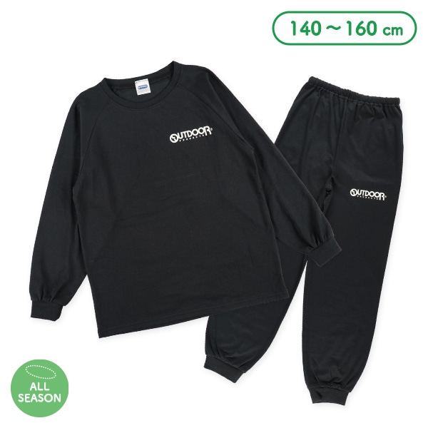 OUTDOOR）長袖ルームウェア（ロゴワンポイント）