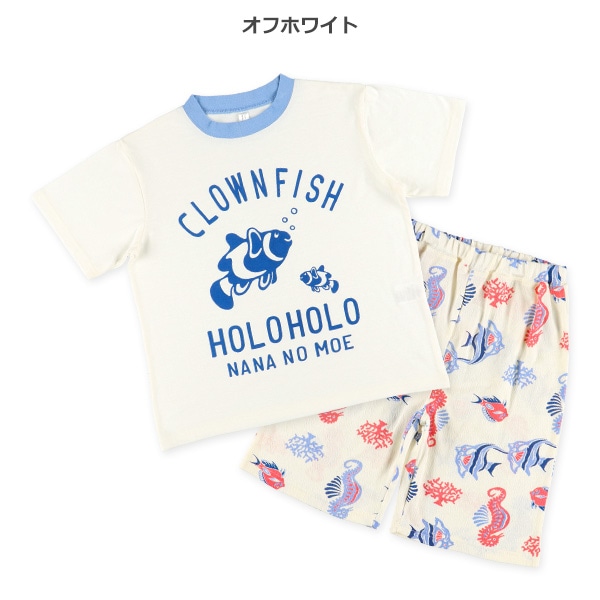 半袖ルームウェア（クマノミ・タツノオトシゴ）