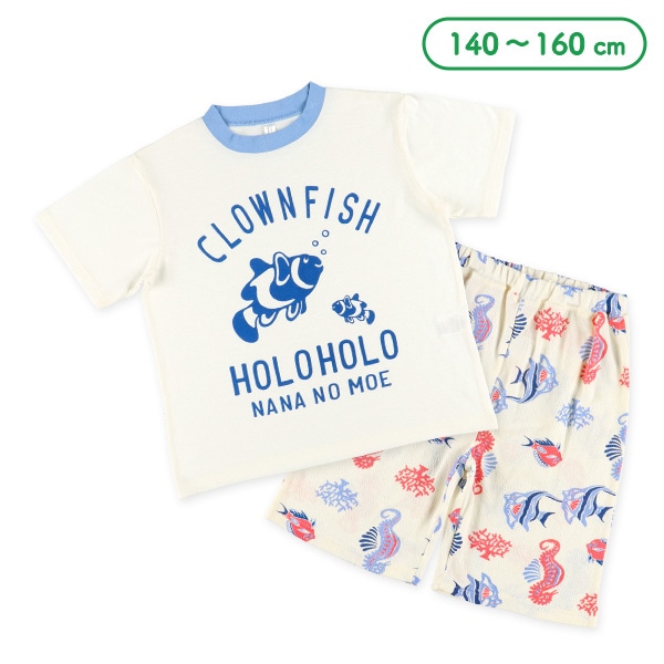 半袖ルームウェア（クマノミ・タツノオトシゴ）