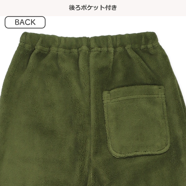 OUTDOOR）ムートンフリース長袖ルームウェア(ロゴ刺）